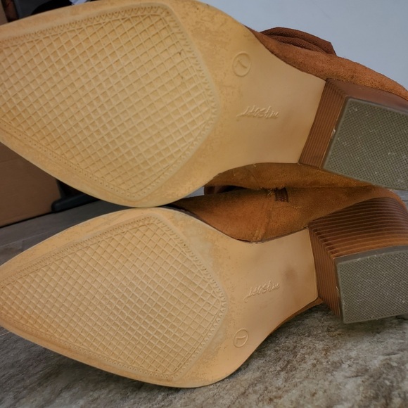 My Soft Suede Tan Knee-High Boots - Picture 11 of 12